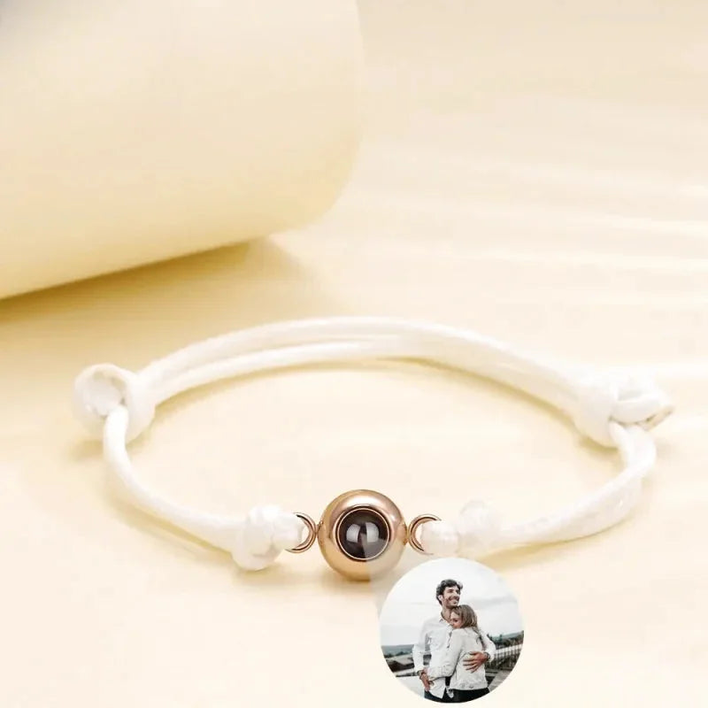 Bracelet Photo Personnalisé Rond