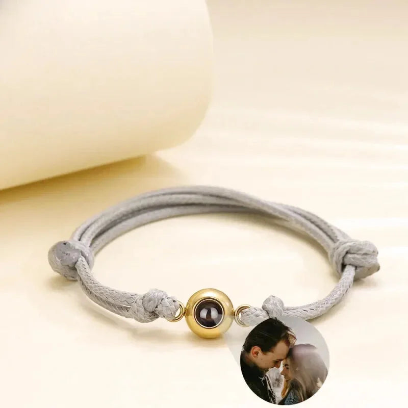 Bracelet Photo Personnalisé Rond