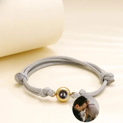 Bracelet Photo Personnalisé Rond