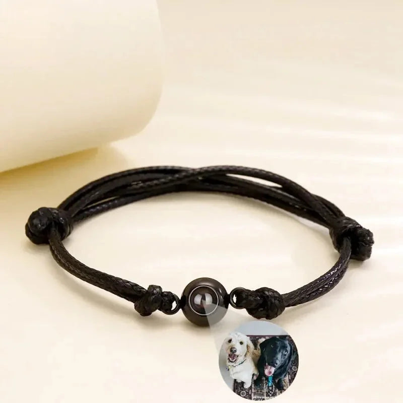 Bracelet Photo Personnalisé Rond