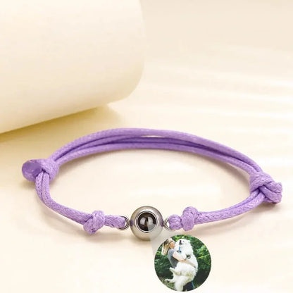 Bracelet Photo Personnalisé Rond