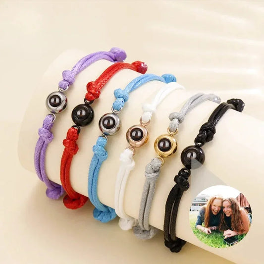 Bracelet Photo Personnalisé Rond