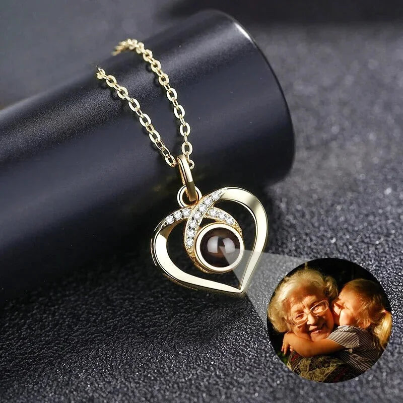Collier Coeur Avec Photo